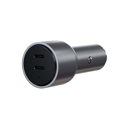 Satechi – 40W Dual USB-C szivargyújtós töltő - ezüst - iSTYLE HU