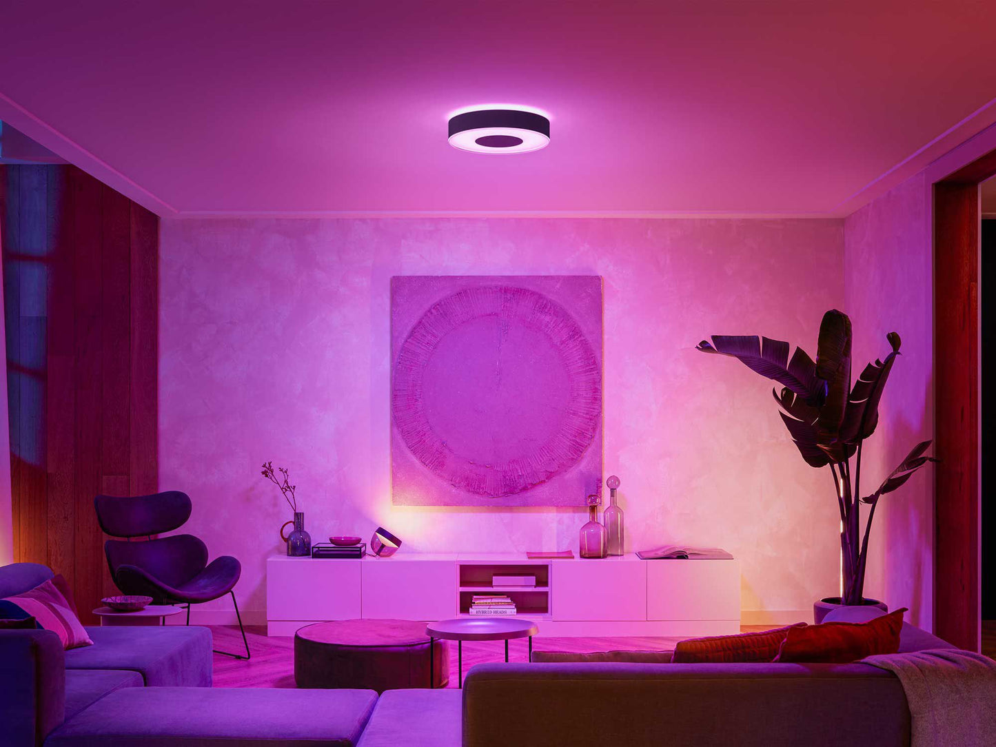 Infuse M Hue ceiling lamp black