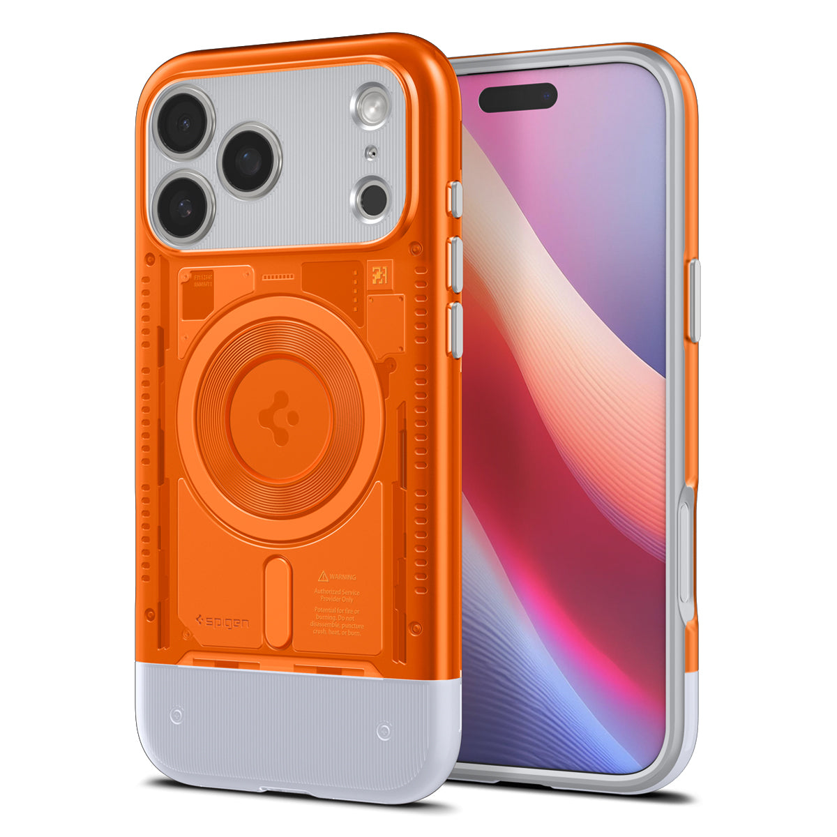Spigen - iPhone 17 Pro Classic C1 MagSafe tok, mandarin
