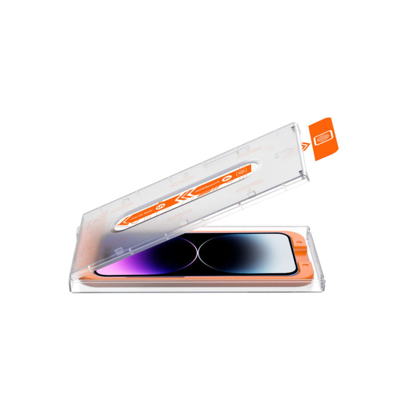 Mobile Origin – Kijelzővédő üveg (2 darab) - applikátorral - iPhone 14 Pro - iSTYLE HU
