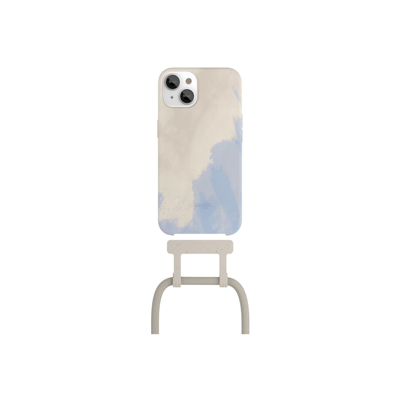Woodcessories Change Case Filia for iPhone 14 Plus - Beige Blue / Biomaterial - iSTYLE HU