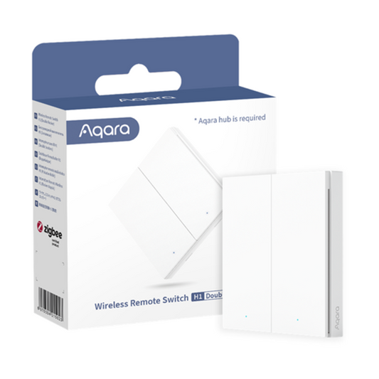 AQARA H1, 2 gombos vezetéknélküli Zigbee kapcsoló, fehér - iSTYLE HU