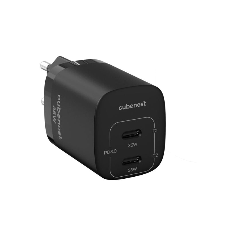 Cubenest – S2D1 - 35W-os hálózati adapter - fekete - iSTYLE HU
