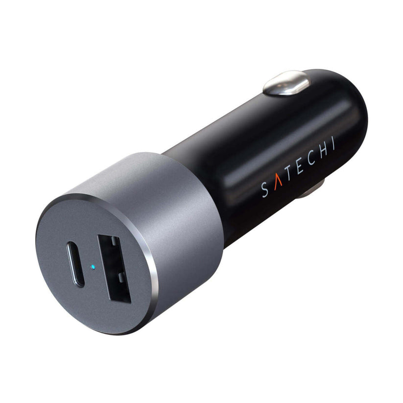 Satechi – 72W Type-C PD autós töltő - asztroszürke - iSTYLE HU