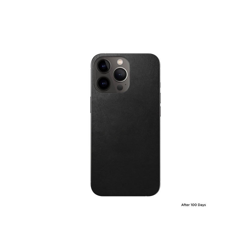 Nomad – iPhone 13 Pro Leather Skin - fekete - Open Box - iSTYLE HU