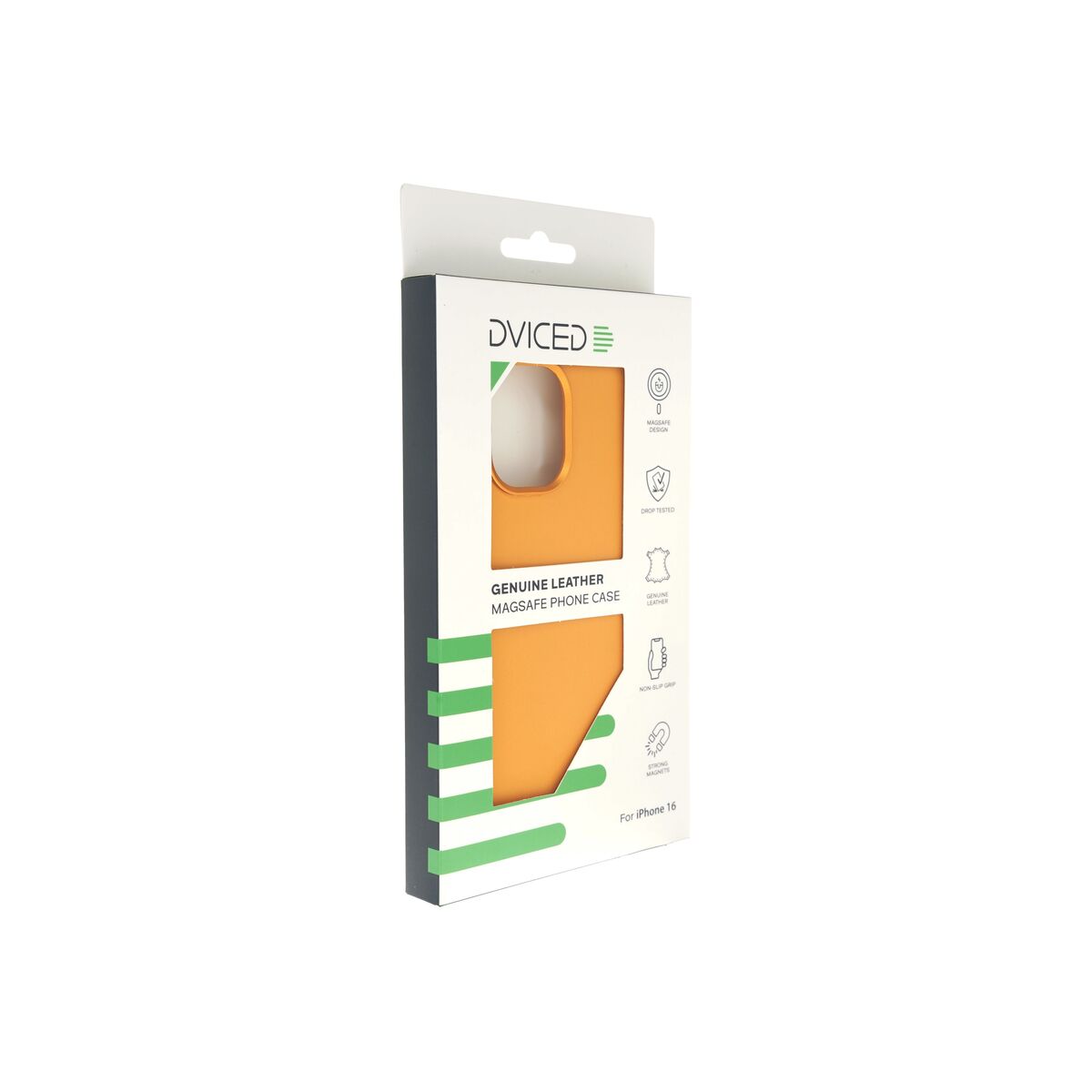Dviced – MagSafe iPhone 16 bőr tok - narancssárga - iSTYLE HU