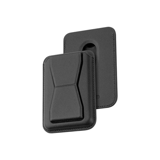 Dviced – Magsafe bőr kártyatartó állvánnyal - fekete - iSTYLE HU