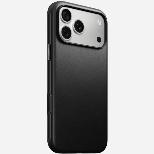 Nomad Modern Bőr Tok, fekete - iPhone 18 Pro Max