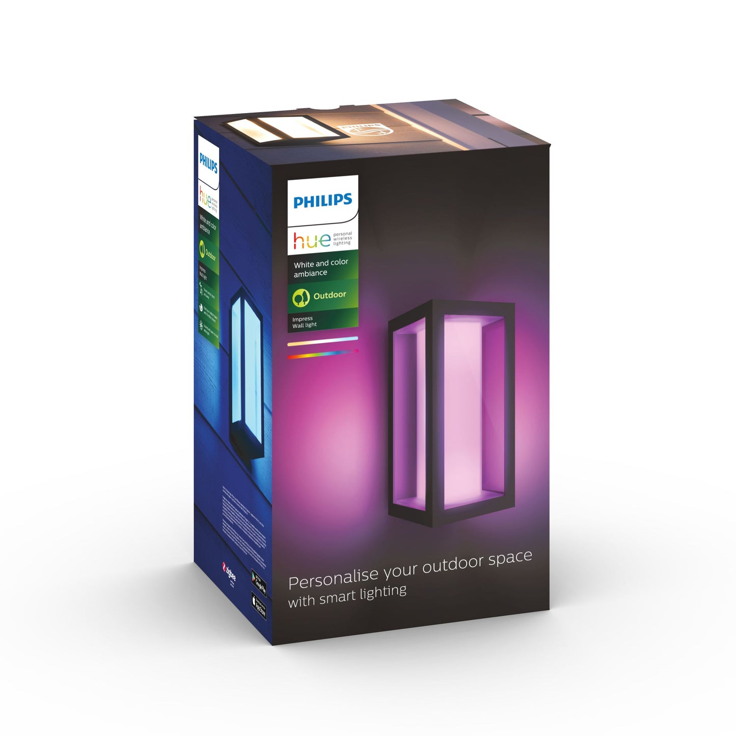 Impress Philips Hue White Ambiance CA EU White Ambiancell lantern black 2