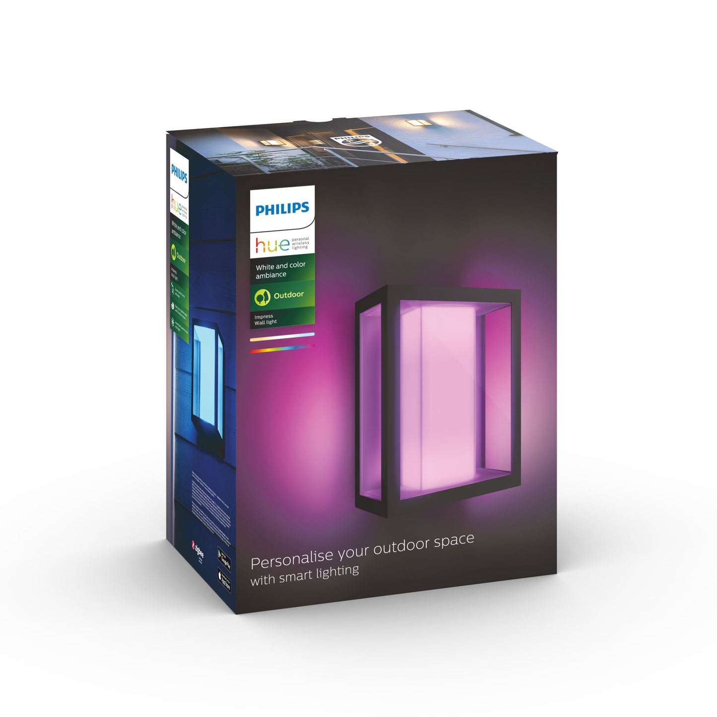 Impress Philips Hue White Ambiance CA EU large White Ambiancell lantern