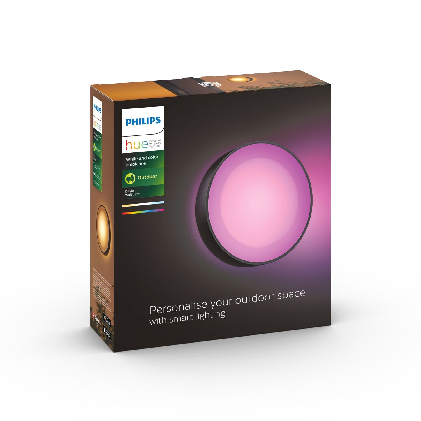 Daylo Philips Hue White Ambiance CA White Ambiancell lantern black 1x15White