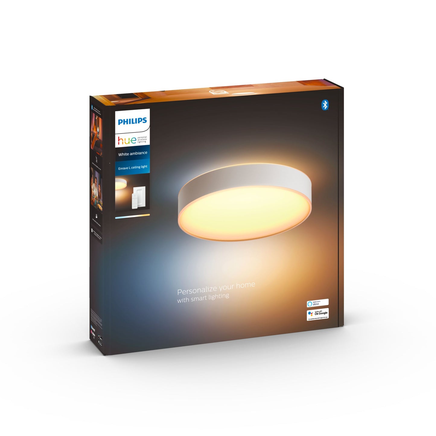 Enrave L Hue ceiling lamp white