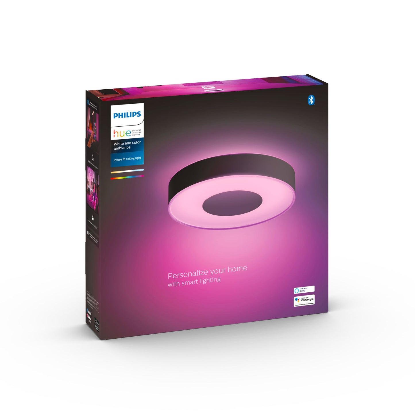 Infuse M Hue ceiling lamp black