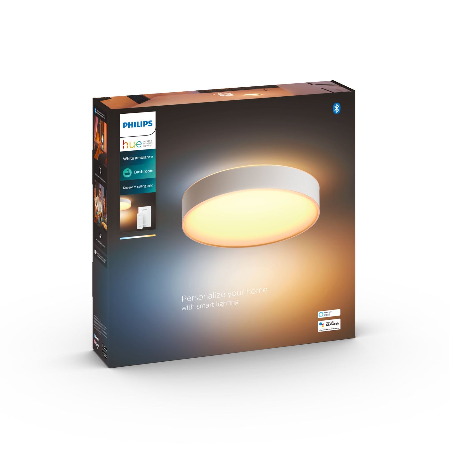 Devere M Hue ceiling lamp white