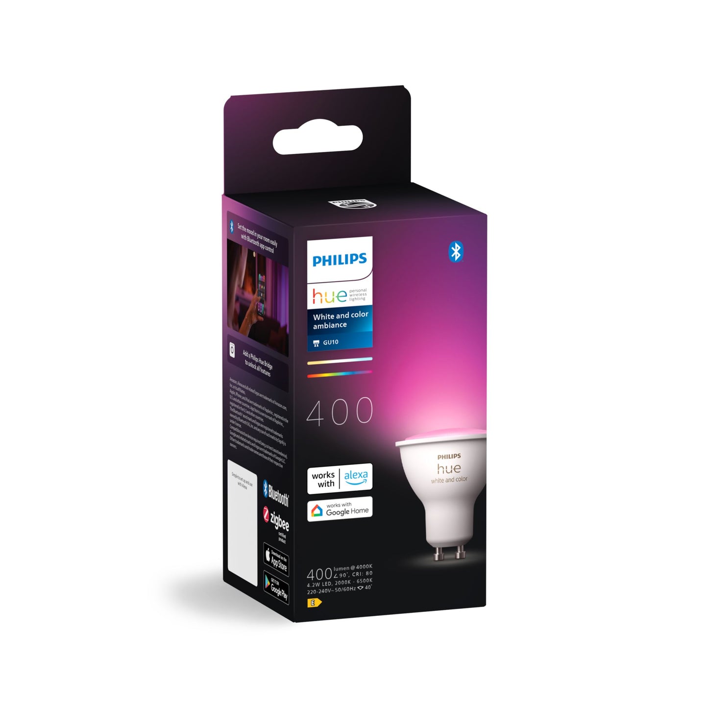 Philips Hue White and Color Ambiance 4.2White GU10 EU