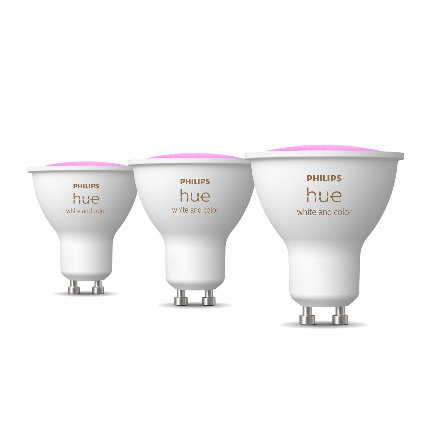 Philips Hue White and Color Ambiance 4.2White GU10 3 db-os készlet EU