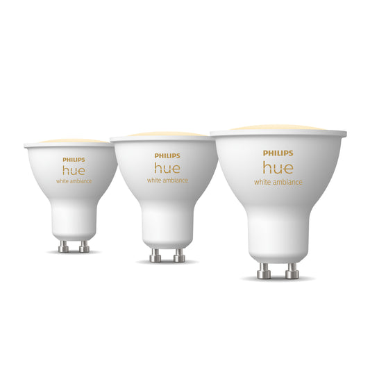 Philips Hue White Ambiance 4.2White GU10 3 db-os készlet EU