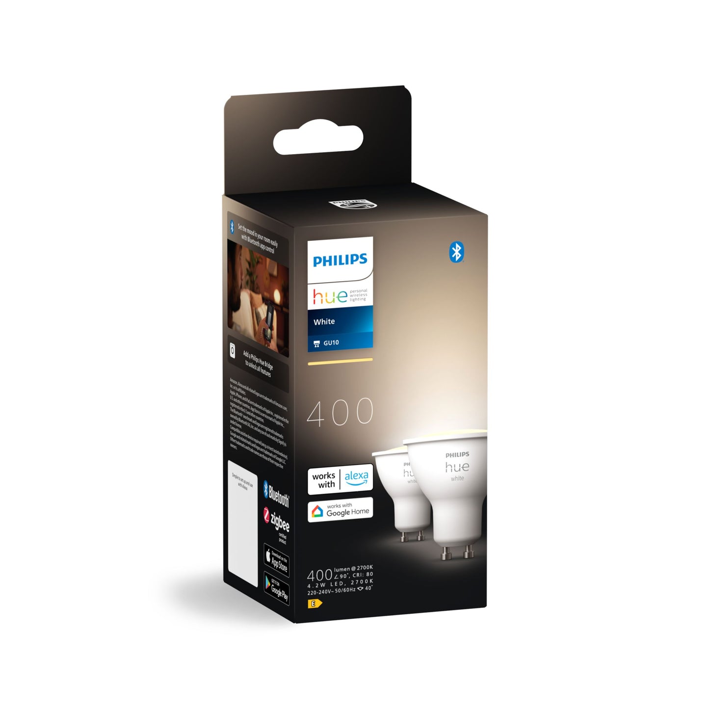 Philips Hue White 4.2White GU10 2 db-os készlet EU