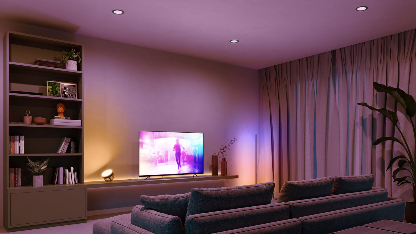 Philips Hue White Ambiance CA Slim downlight L (170mm) EMEA-Black