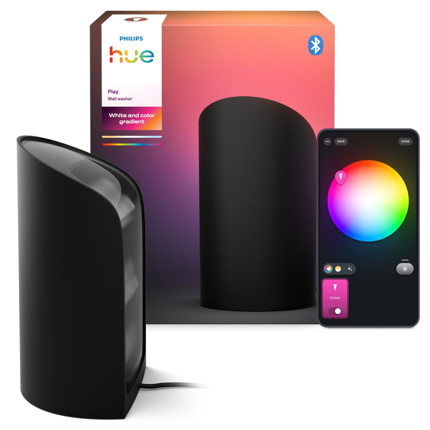 Philips Hue Play White Ambiancell White Ambiancesher black EU/UK