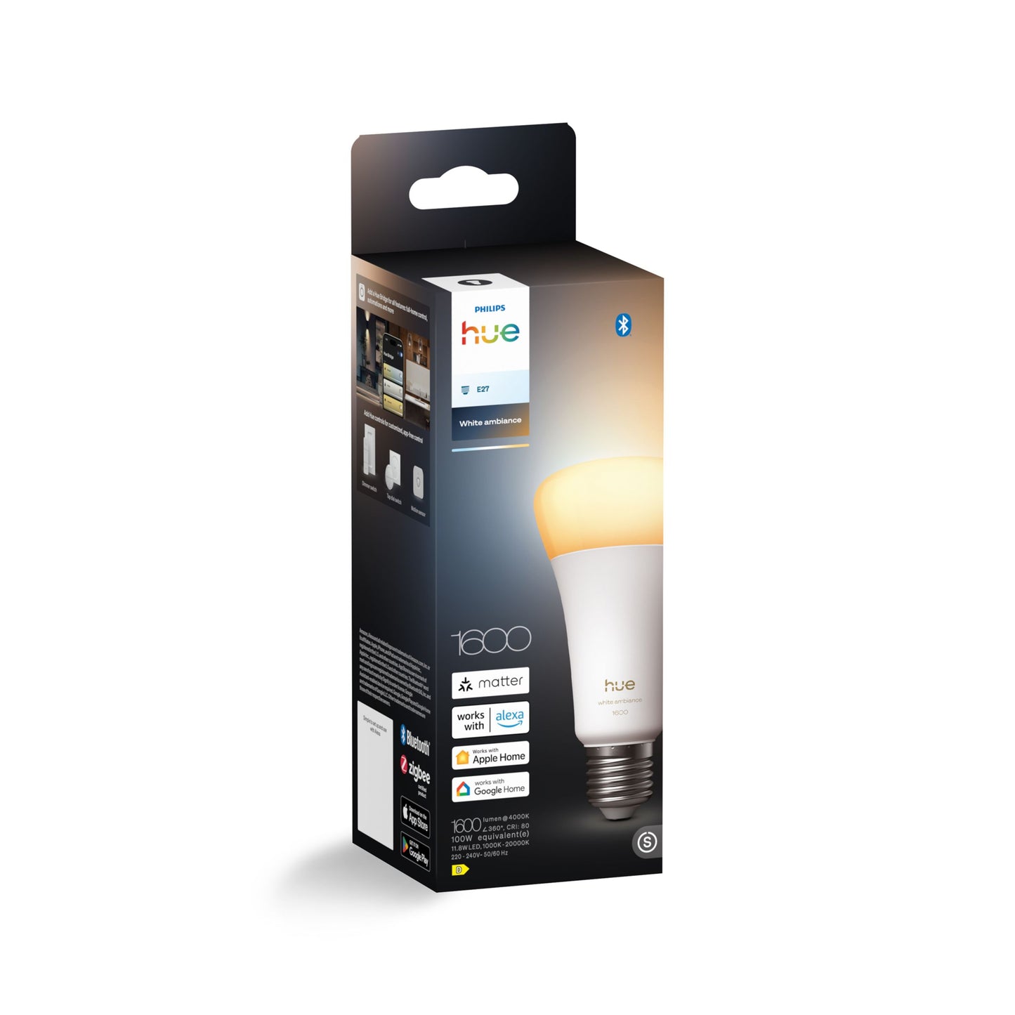 Philips Hue White Ambiance 1600 A67 E27 EU