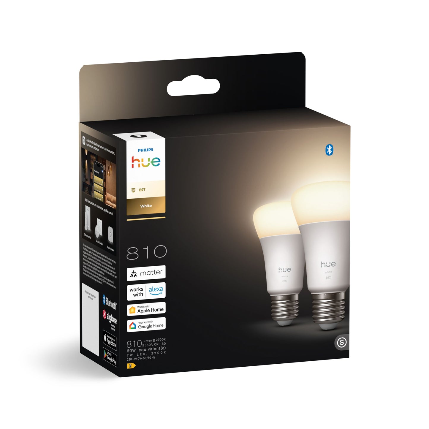 Philips Hue White 810 A60 E27 2 db-os készlet EU