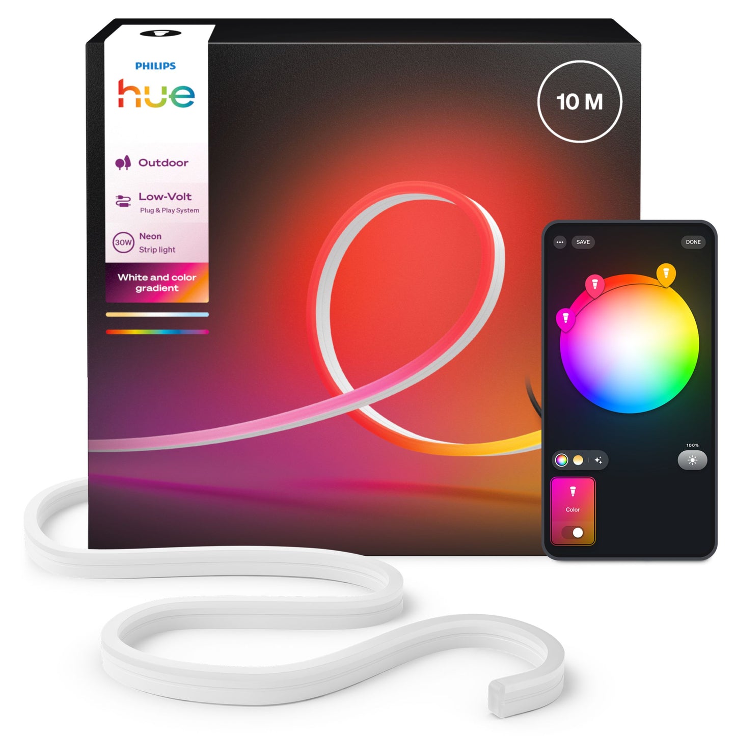 Philips Hue Neon outdoor strip light 10m EU