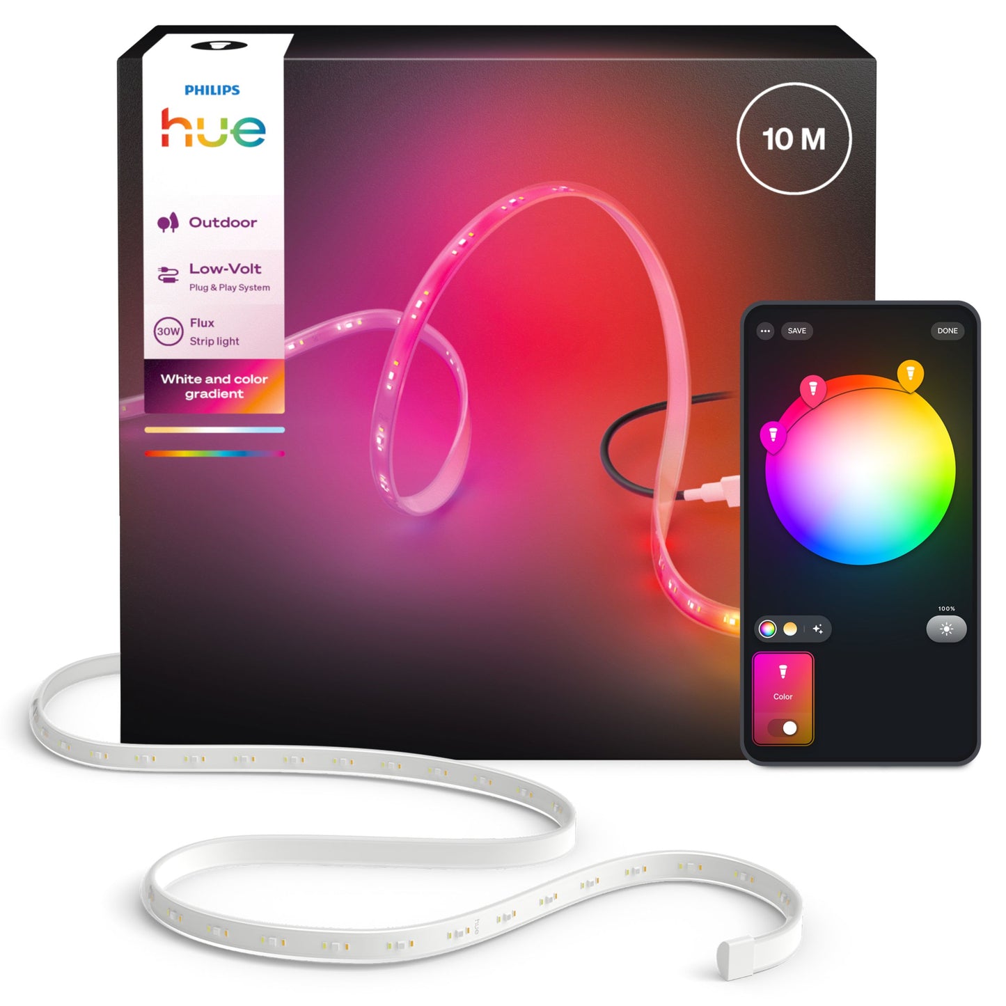 Philips Hue Flux outdoor strip light 10m EU