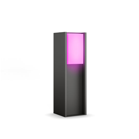 Turaco Hue pedestal anthracite 1xA60 White and Color Ambiance