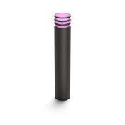 Lucca Hue post anthracite 1xA60 White and Color Ambiance