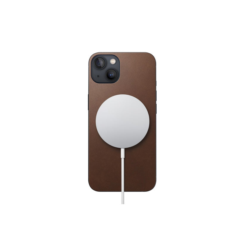 Nomad – iPhone 13 Mini Leather Skin - barna - Open Box - iSTYLE HU