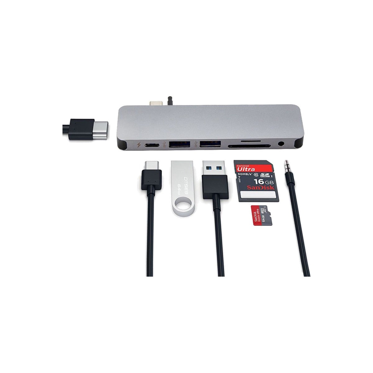 Hyper – HyperDrive SOLO USB-C adapter - asztroszürke - iSTYLE HU