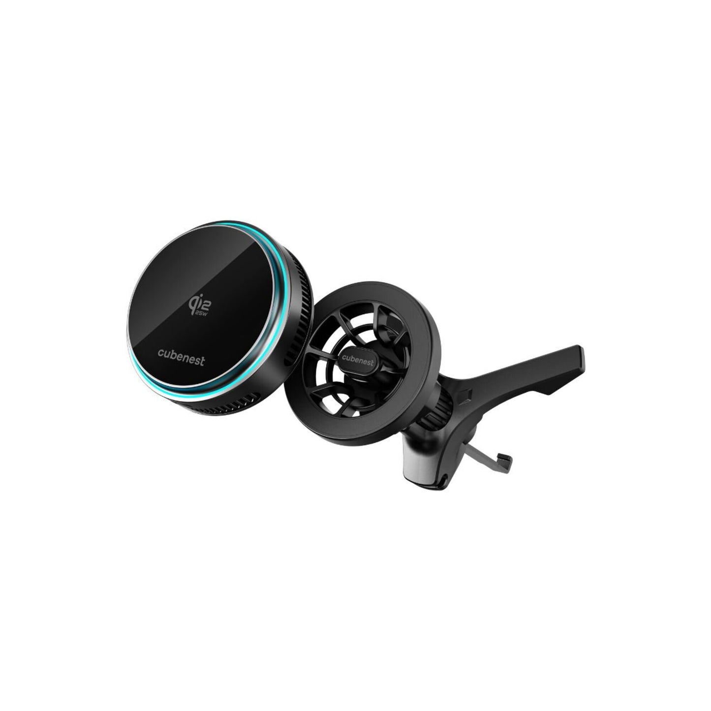 Cubenest Qi2.2 Cooling Magnetic Wireless Car Charger