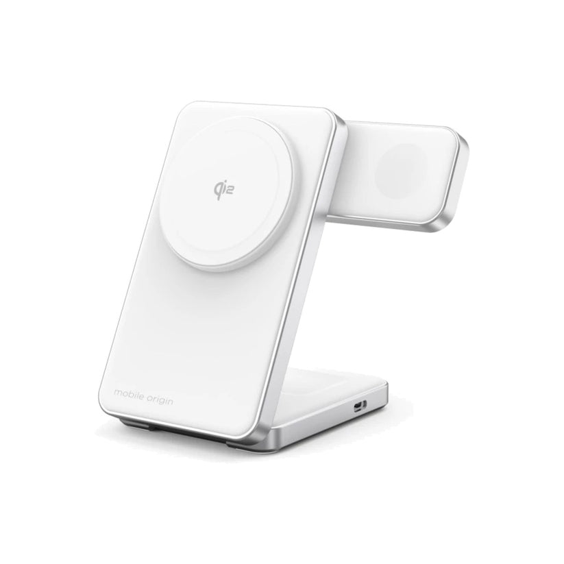 Mobile Origin – Qi2 CompactStand 3in1 - fehér - iSTYLE HU