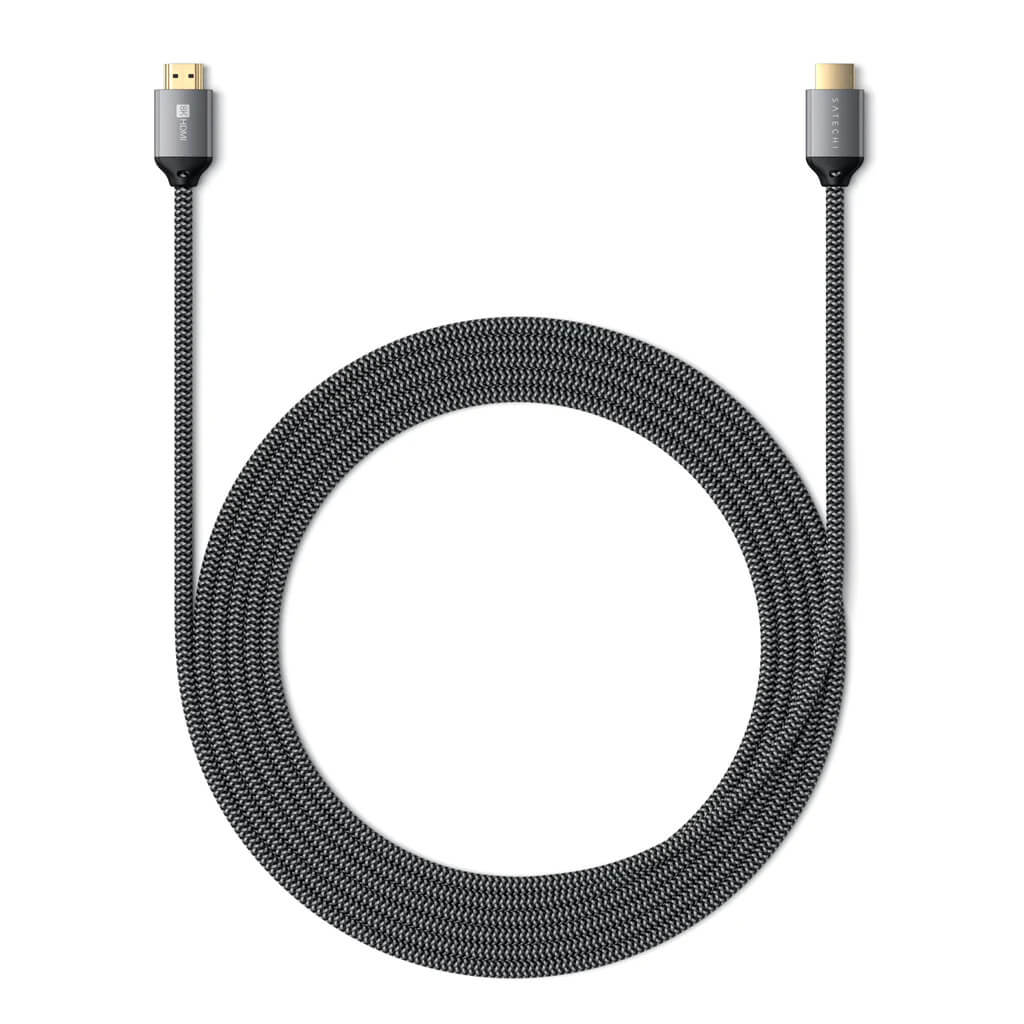 Satechi – 8K Ultra HD High Speed HDMI Braided cable 2m - fekete - iSTYLE HU