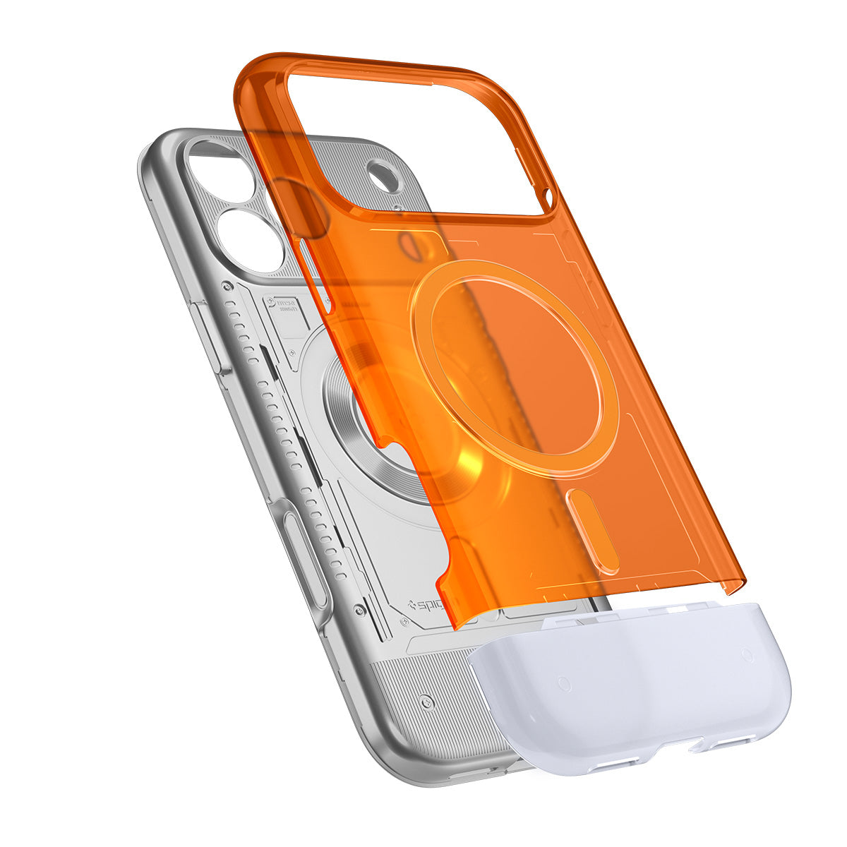 Spigen - iPhone 17 Pro Classic C1 MagSafe tok, mandarin