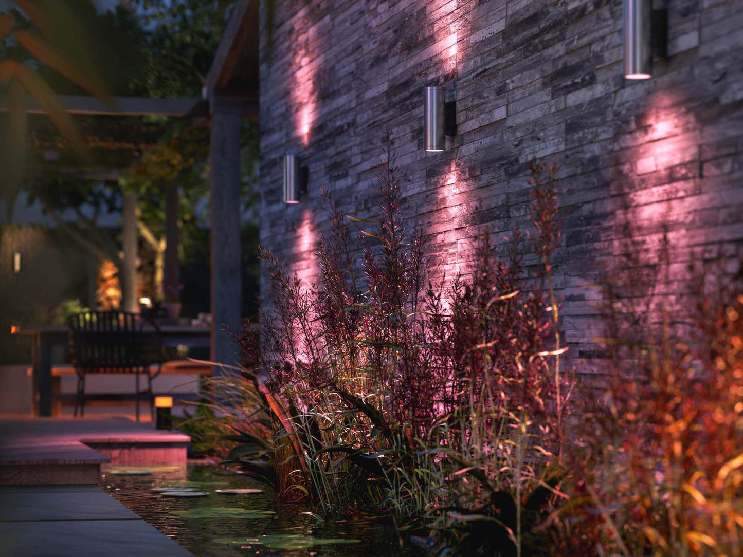 Appear Philips Hue White Ambiance CA EU White Ambiancell lantern inox 2x8