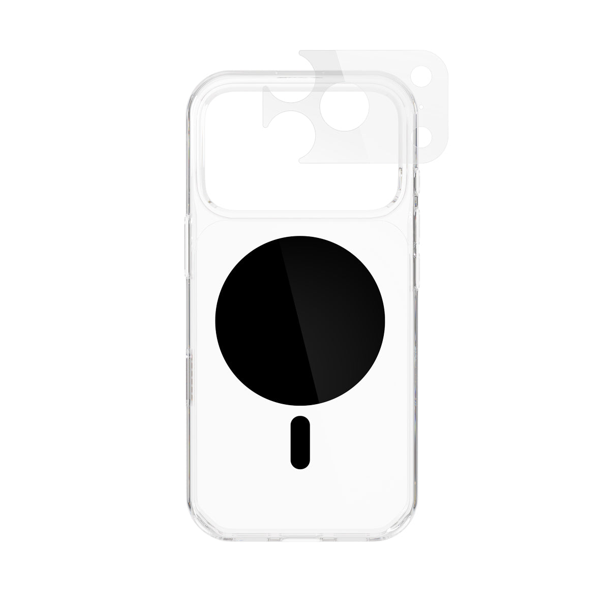 Epico Dot Mag+ Case iPhone 17 Pro/18 Pro Qi2 & MagSafe kompatibilis - Fekete Keresztpánt kompatibilis & Kamerasziget védő)