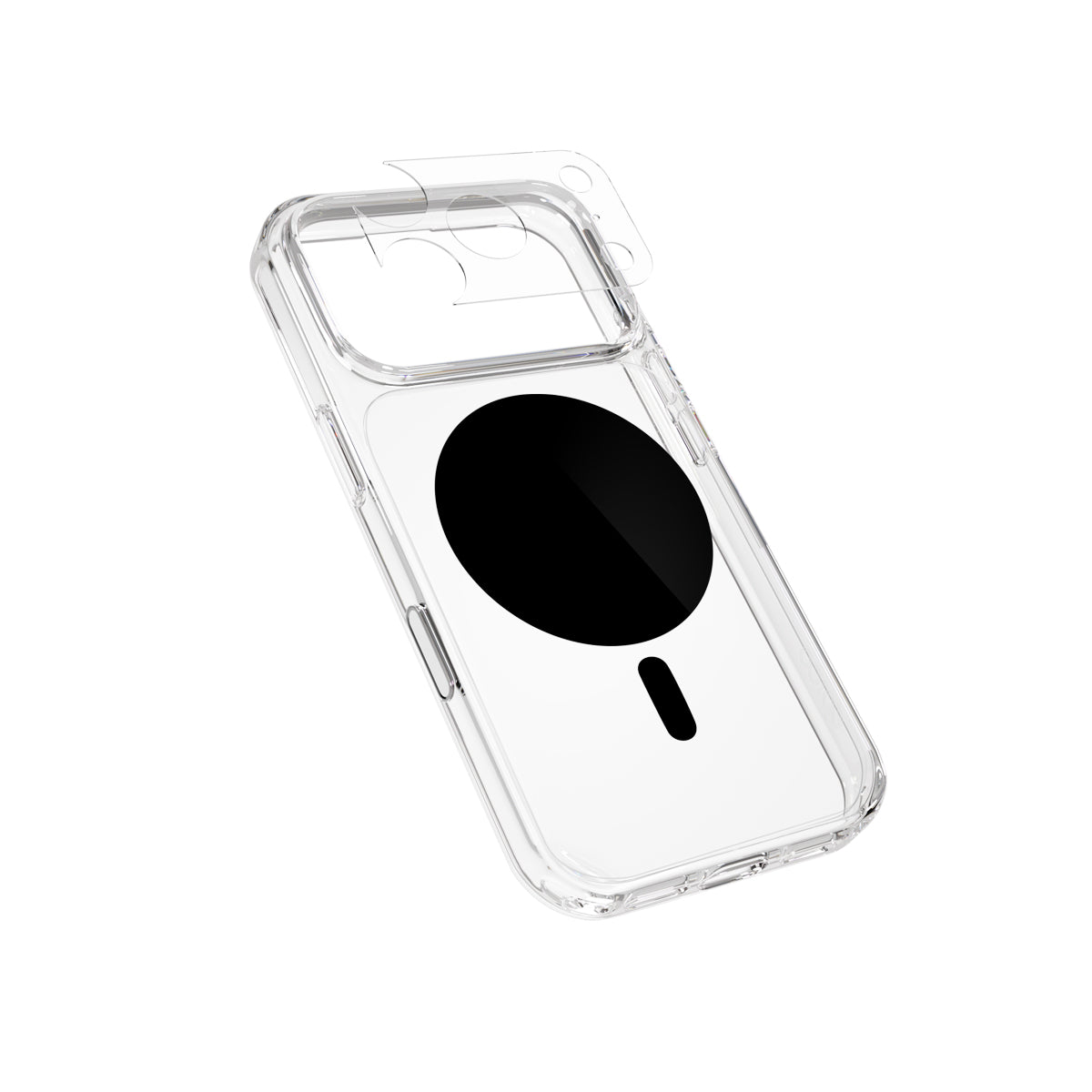 Epico Dot Mag+ Case iPhone 17 Pro/18 Pro Qi2 & MagSafe kompatibilis - Fekete Keresztpánt kompatibilis & Kamerasziget védő)