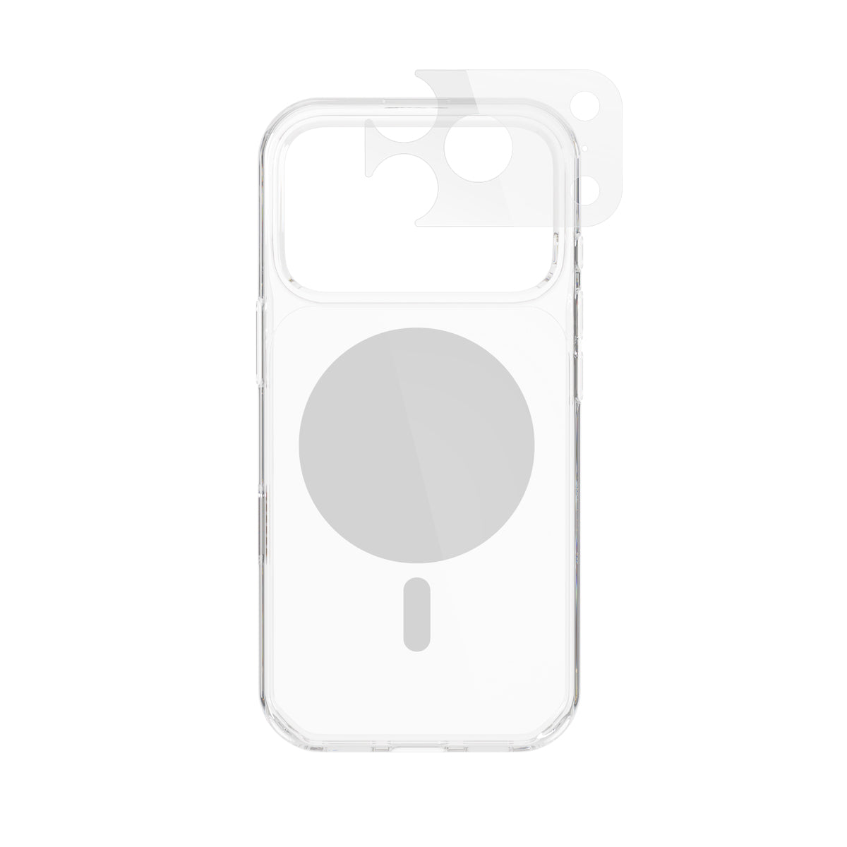 Epico Dot Mag+ Case iPhone 17 Pro Max/18 Pro Max Qi2 & MagSafe kompatibilis - Szürke (Keresztpánt kompatibilis & Kamerasziget védő)