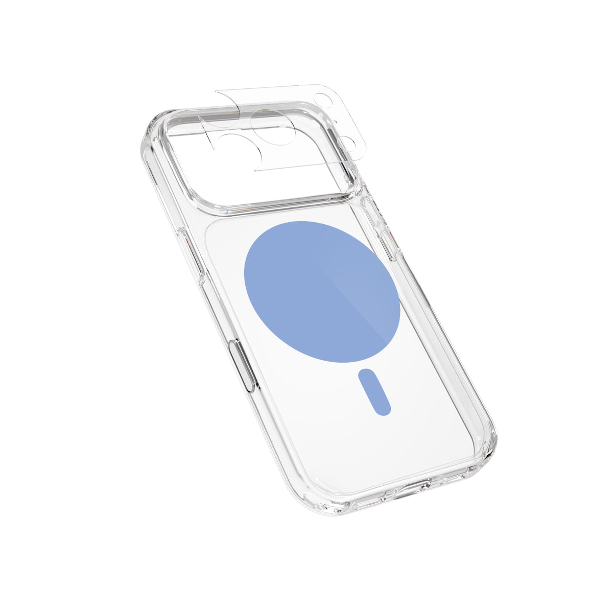 Epico Dot Mag+ Case iPhone 17 Pro/18 Pro Qi2 & MagSafe kompatibilis - Világos kék Keresztpánt kompatibilis & Kamerasziget védő)
