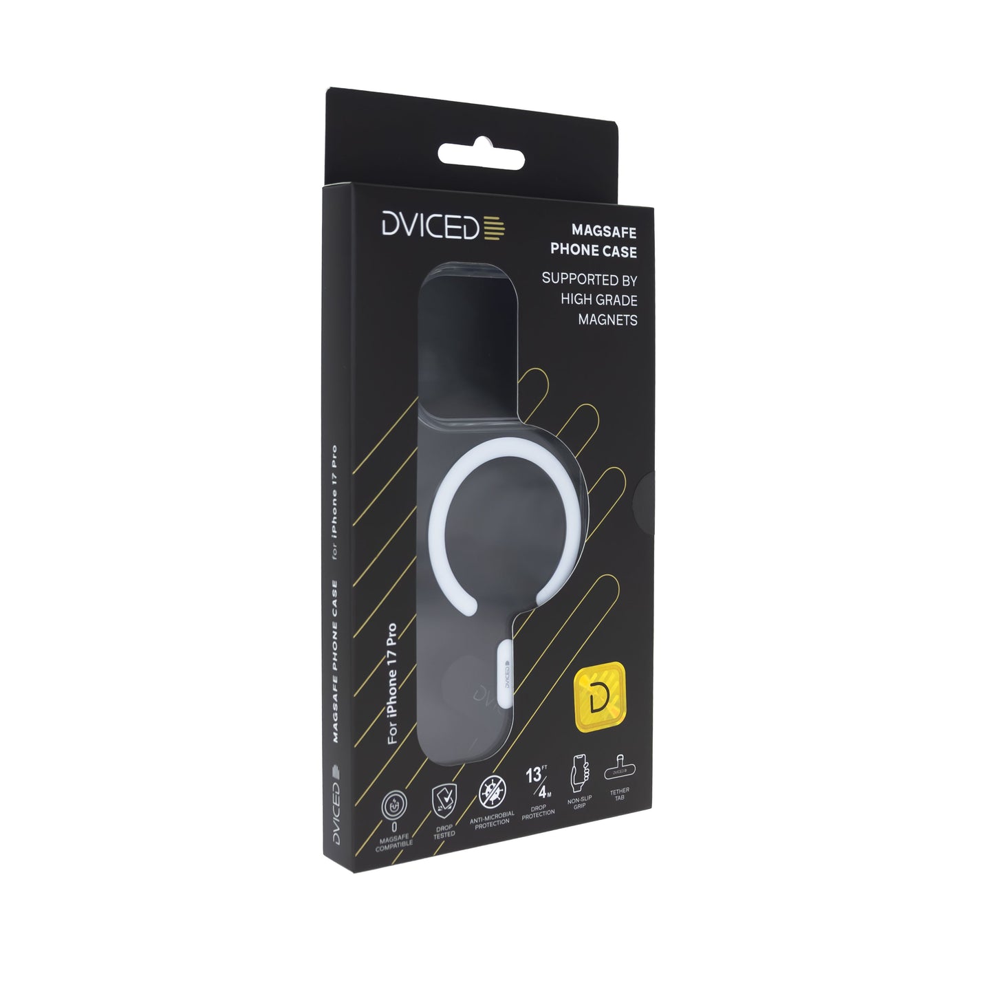 Dviced MagSafe iPhone 17 Pro átlátszó tok C - fehér