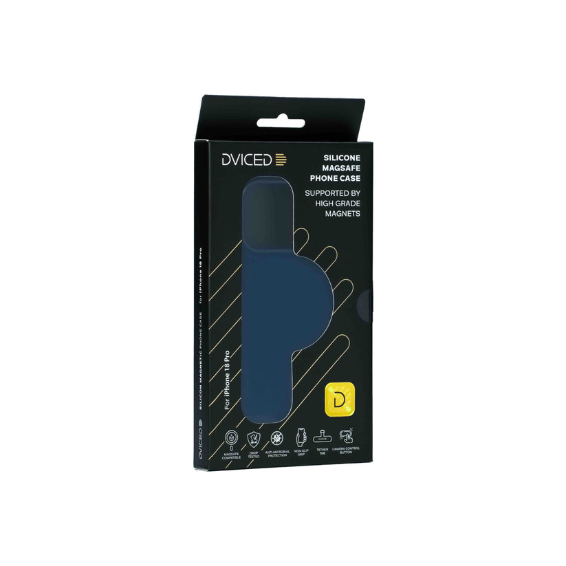 Dviced Silicone MagSafe iPhone 18 Pro case - Blue - iSTYLE.hu