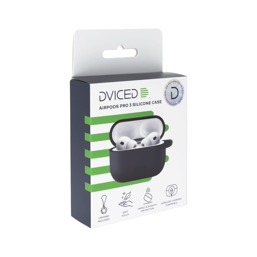 Dviced AirPods Pro 3 szilikon tok - fekete - iSTYLE.hu