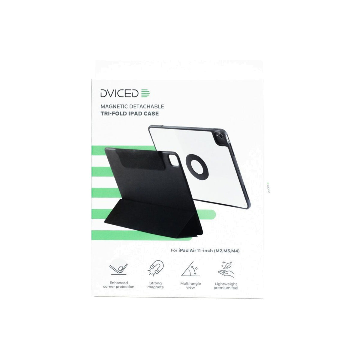 Dviced Hybrid case for iPad Air 11-inch (M2,M3,M4) - fekete - iSTYLE.hu