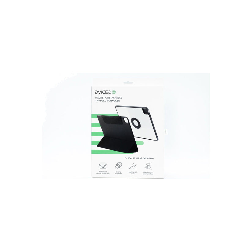 Dviced Hybrid case for iPad Air 13-inch (M2,M3,M4) - fekete - iSTYLE.hu