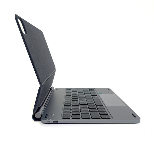 Dviced Magnetic Aluminium Billentyűzetes tok iPad Air/Pro 11-hez - HU - szürke
