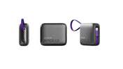 Dviced AERON GO 10000mAh power bank beépített kábellel, 45W PD teljesítménnyel - Ezüst