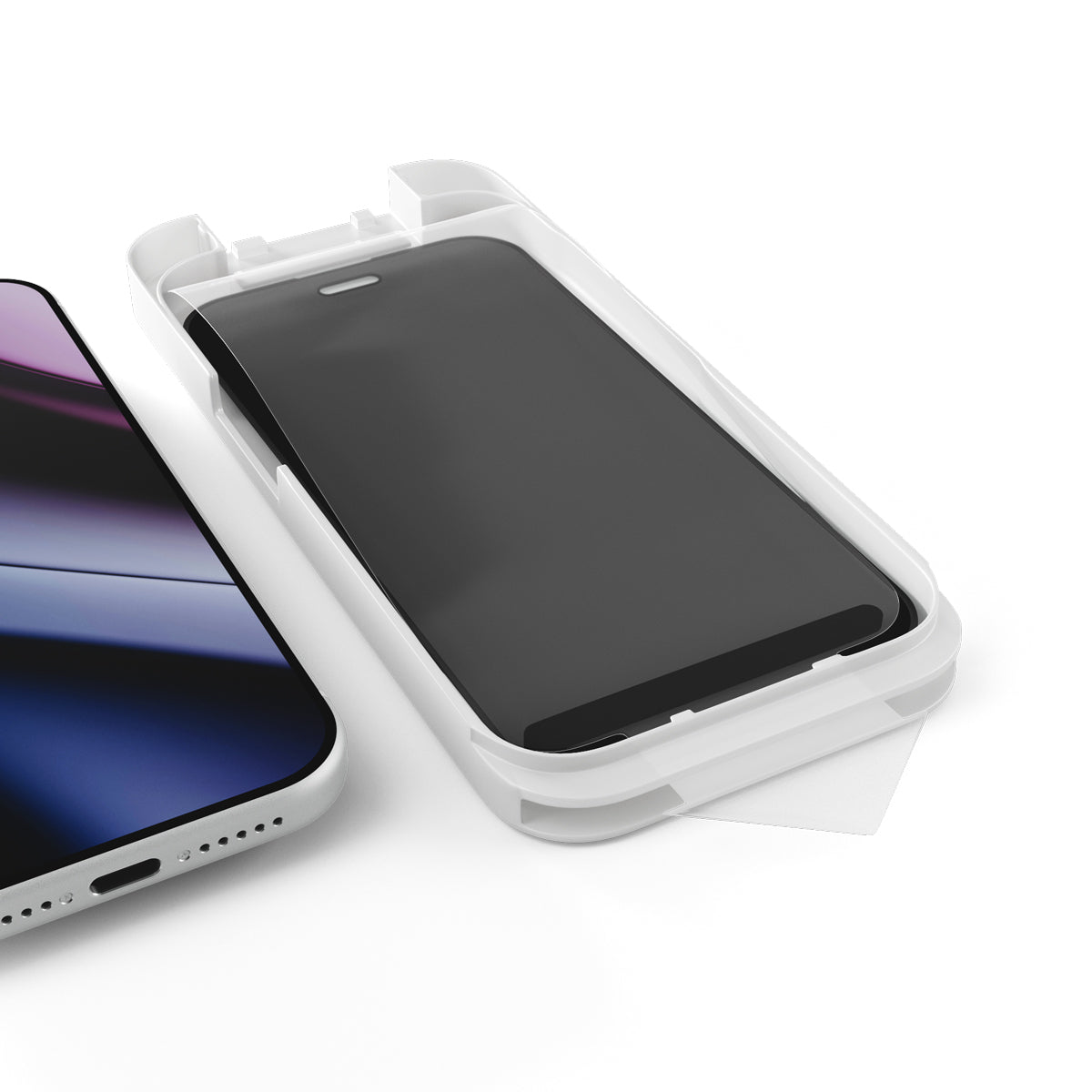 Epico Privacy AntiReflective Glass 3D DF iPhone 18 Pro Max Ultra-wide fit with one-step dust-free applicator