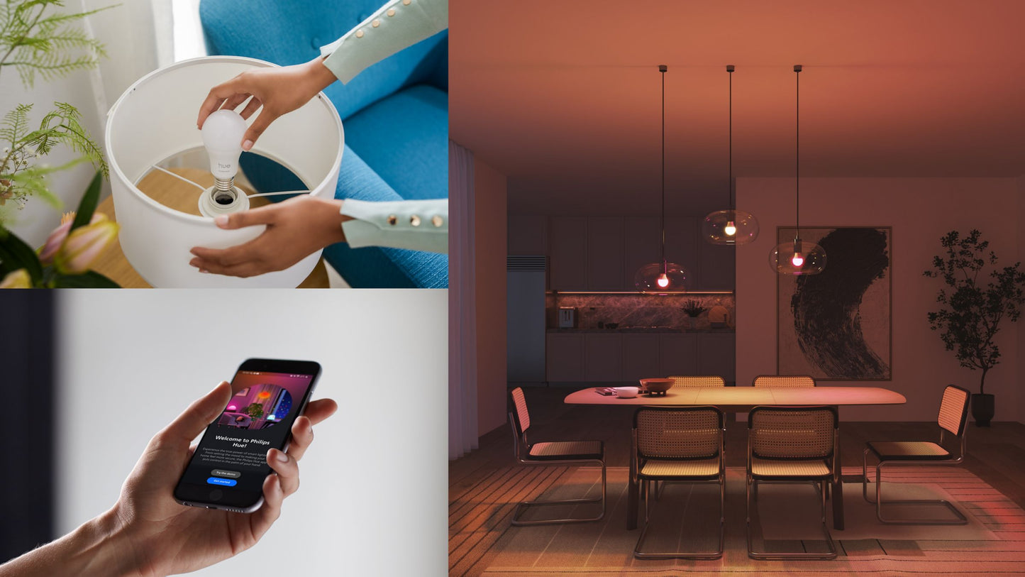 Philips Hue Essential White and Color Ambiance 806 A60 E27 2 db-os készlet EU